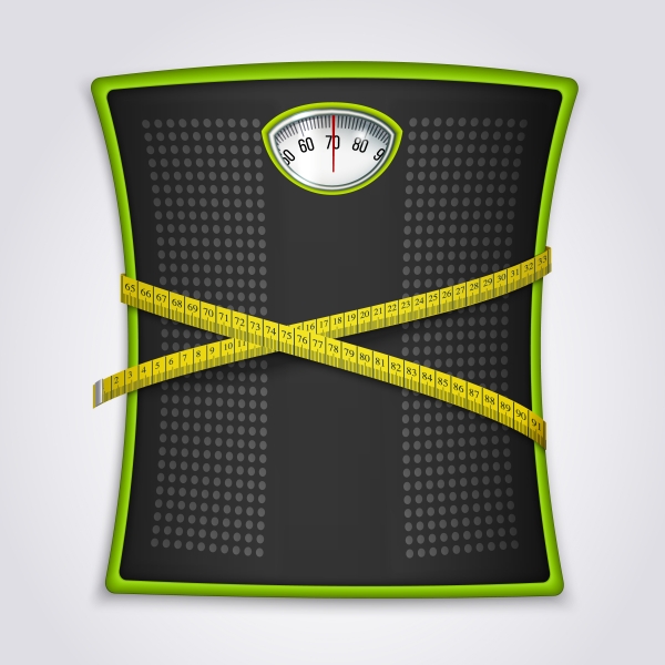 체중감량을 나타내는 체중계 ( 출처 / 프리픽 )