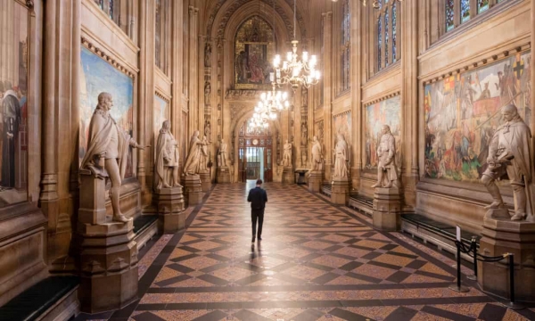 영국 국회의사당에 역사적인 예술품들로 가득하다 (David Levene/ 더 가디언)