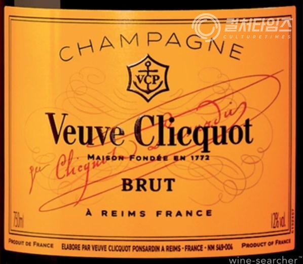 ▲ 옐로우 라벨로 유명한 ‘뵈브 클리코 Veuve Clicquot’ (출처/ wine-searcher.com)