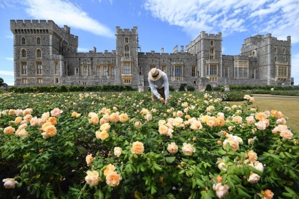 정원은 조지4세가 처음으로 만들었지만, 1971년 필립 왕자에 의해 재설계 되었다. AFP or licensors